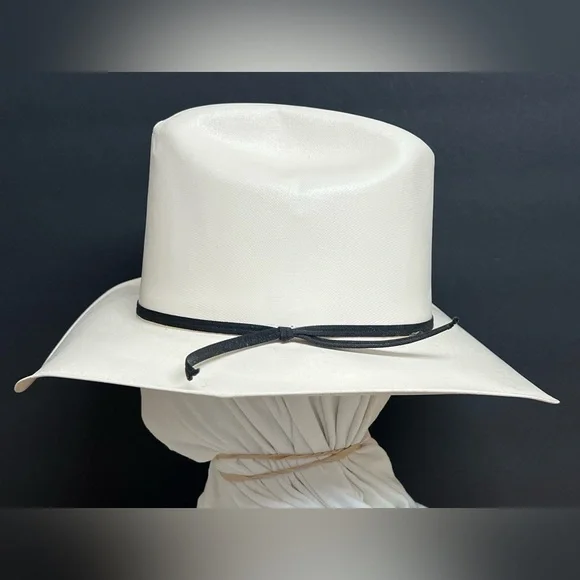 Sombrero White Diamonds 100X Estilo Sinaloa San Judas 7 1/8 - Western Cowboy Hat